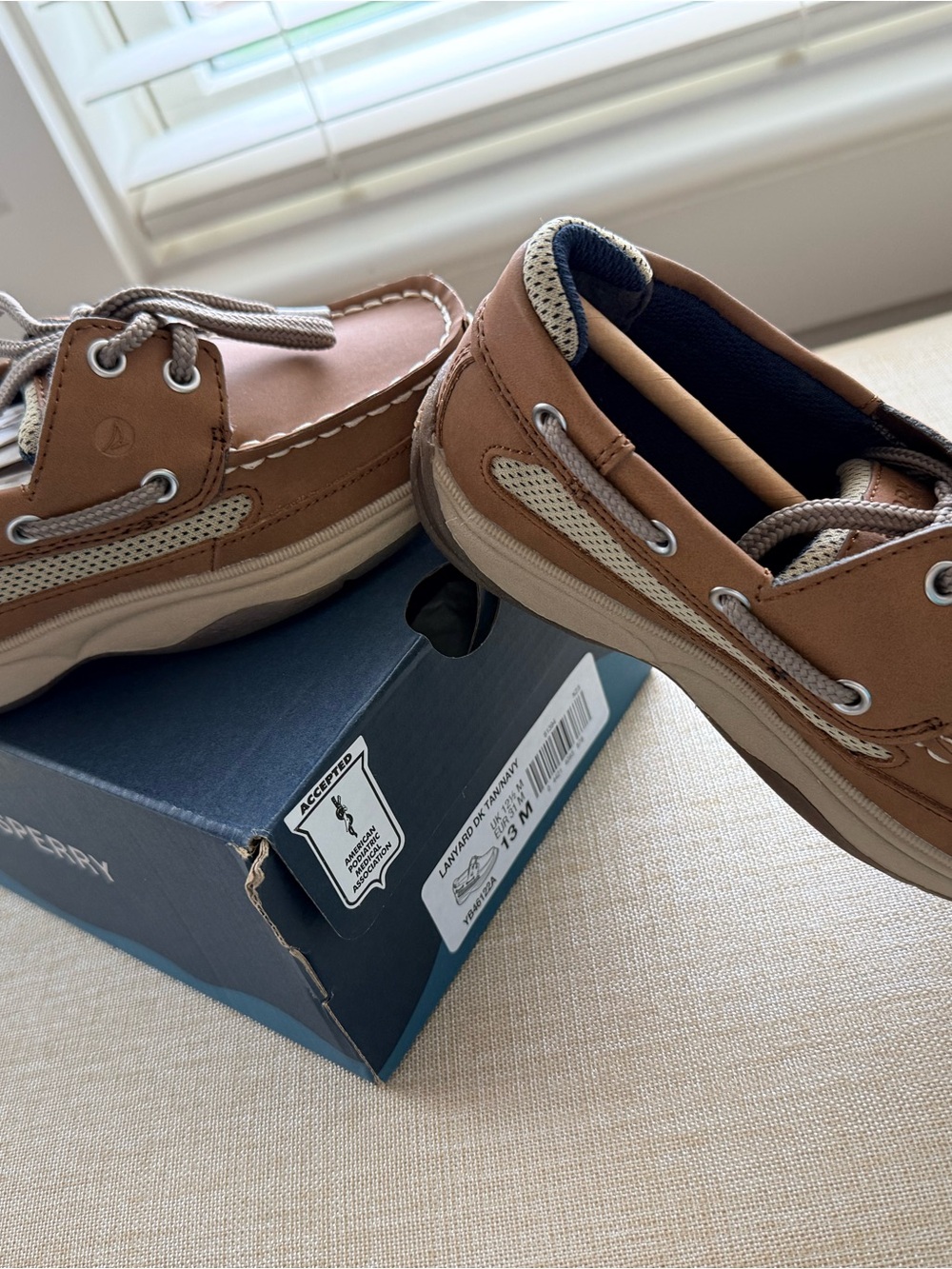 Sperry Brown Kids Boat Shoes